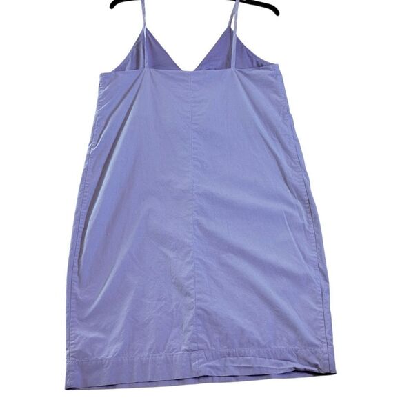 Everlane The Poplin Slip Dress V-Neck Cornflower Blue Size 4 📦 - Picture 4 of 7